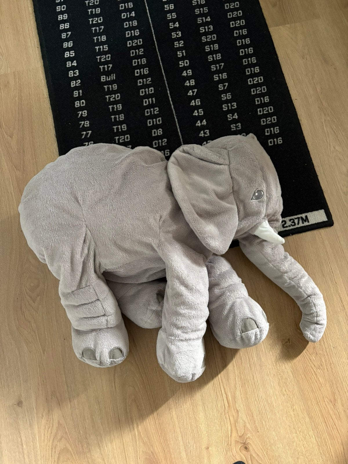 Olifant knuffel zie fotos, Kinderen en Baby's, Speelgoed | Knuffels en Pluche, Ophalen, Zo goed als nieuw, Olifant