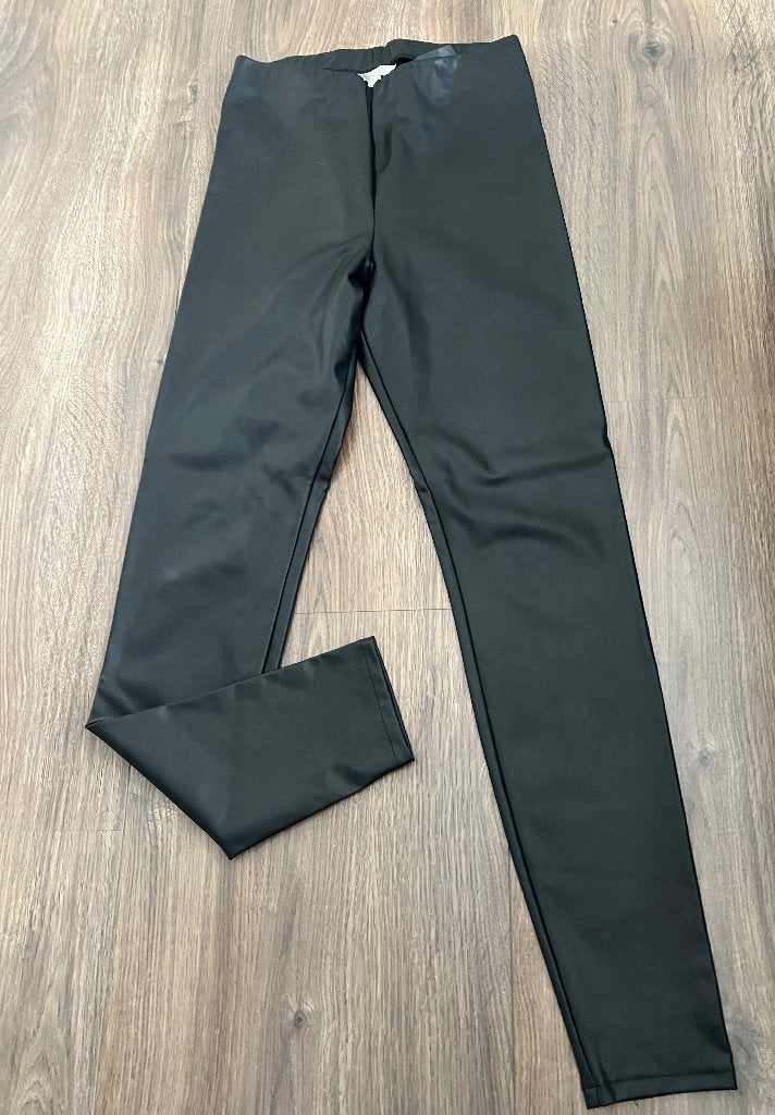 H&M zwarte lederlook legging  nieuw S, H&M, Zwart, Nieuw, Ophalen of Verzenden