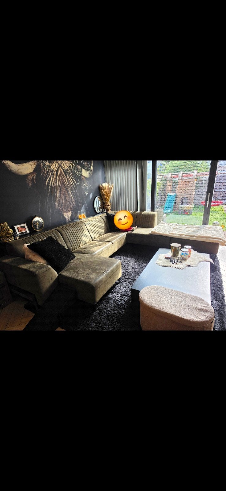 Grote bank hocker en fauteuil, Ophalen