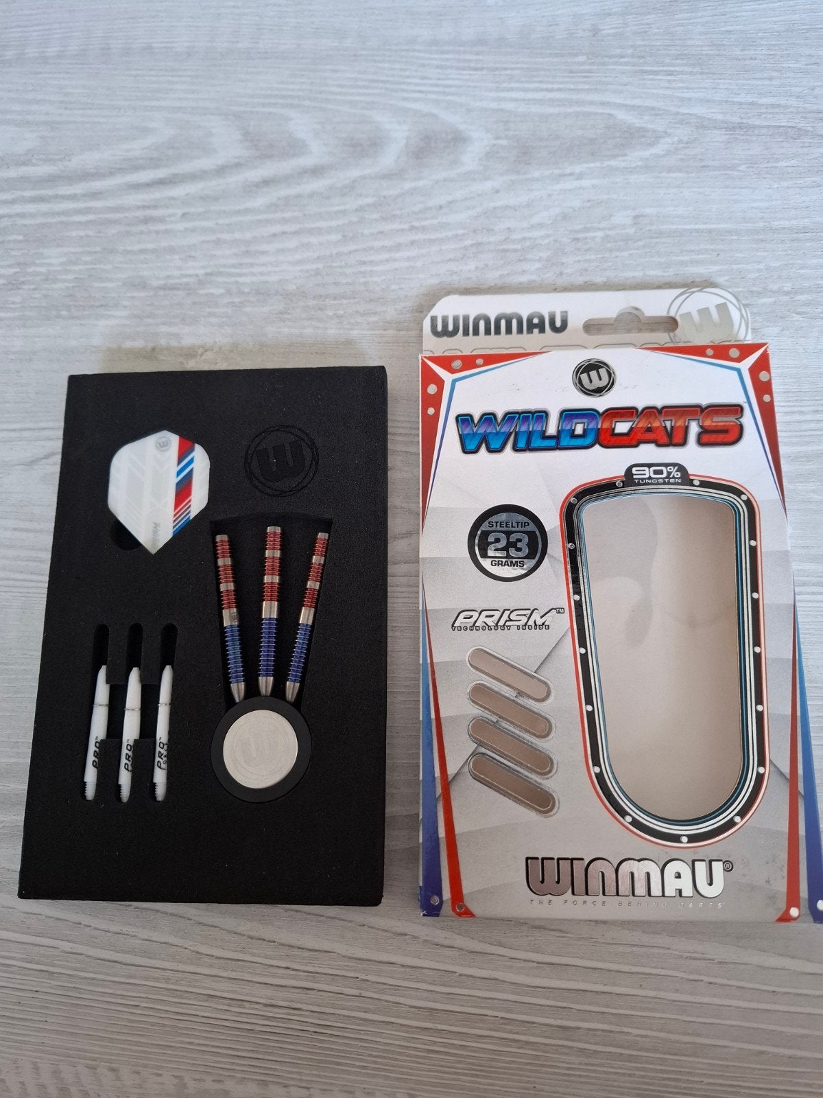 Winmau Wildcats 23 gram Steeltip Gebruikt, Sport en Fitness, Ophalen, Gebruikt, Pijlen