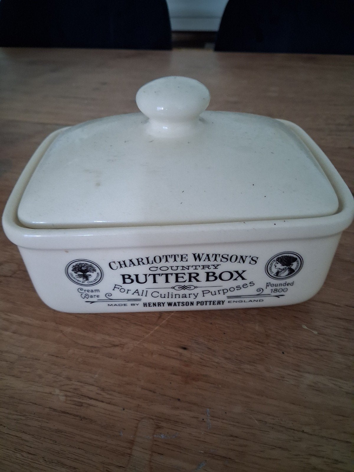 Charlotte Watson's Country Butter Box - Crème Kleur, Ophalen of Verzenden