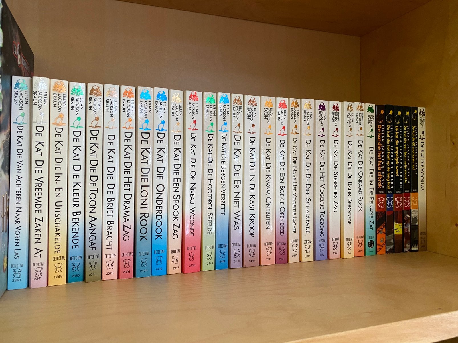 Serie ‘De kat die’ boeken van Lilian Jackson Braun, Ophalen of Verzenden, Gelezen