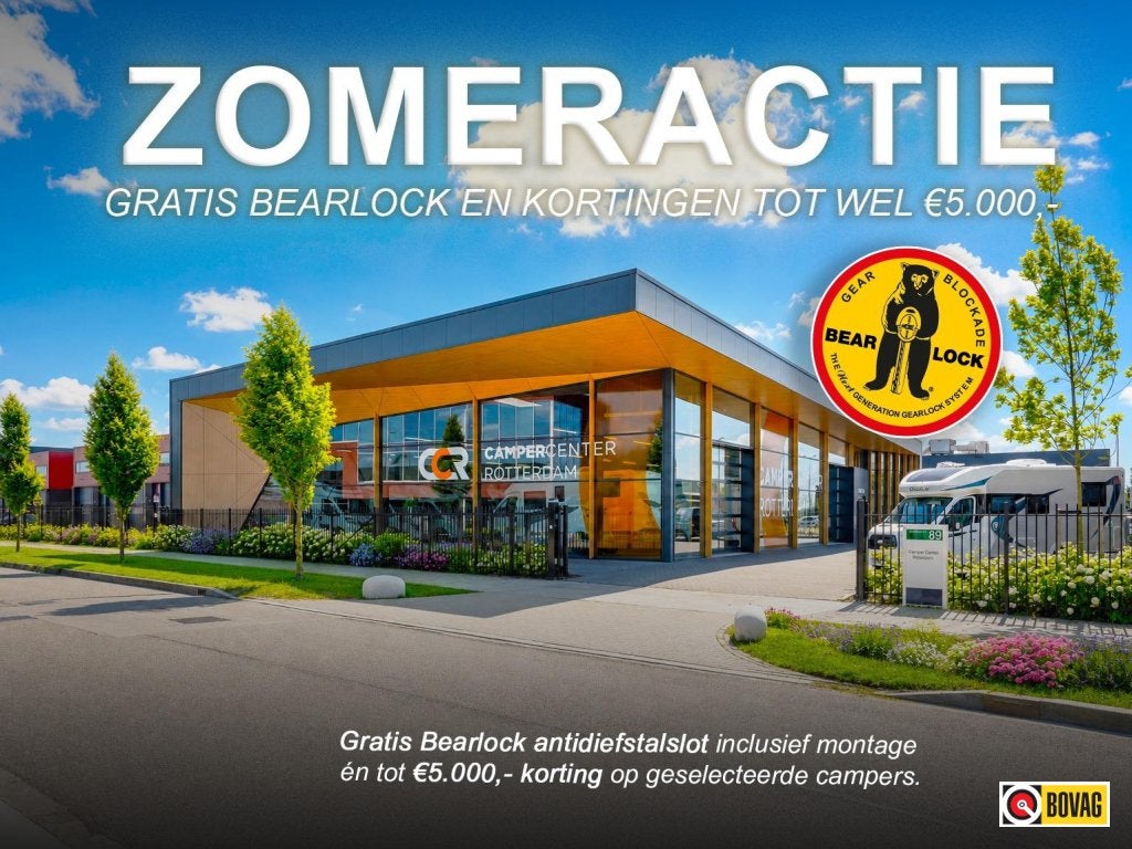 Bürstner Harmony 700 TD Scooterdrager, Caravans en Kamperen, Standaard zit, Bedrijf, Koelkast, Bürstner