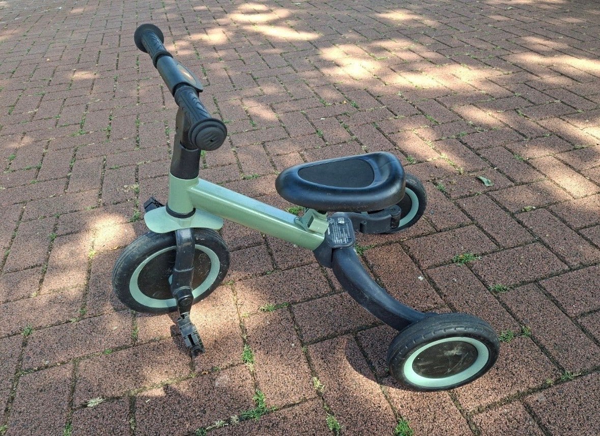 Topmark 2-in-1 Kinderfiets: Loopfiets en Driewieler, Ophalen of Verzenden, Zo goed als nieuw, Verstelbare zitting