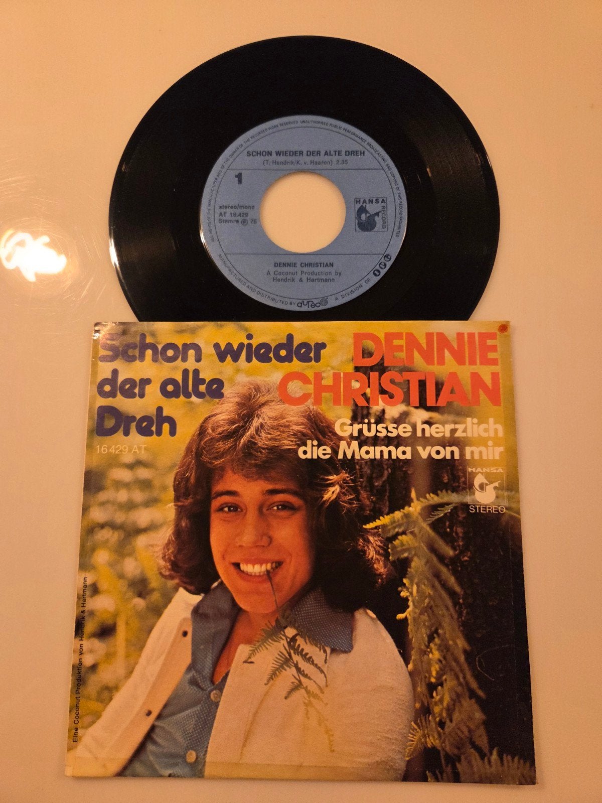Dennie Christian - Schon wieder der alte Dreh, Ophalen of Verzenden, Gebruikt, 7 inch
