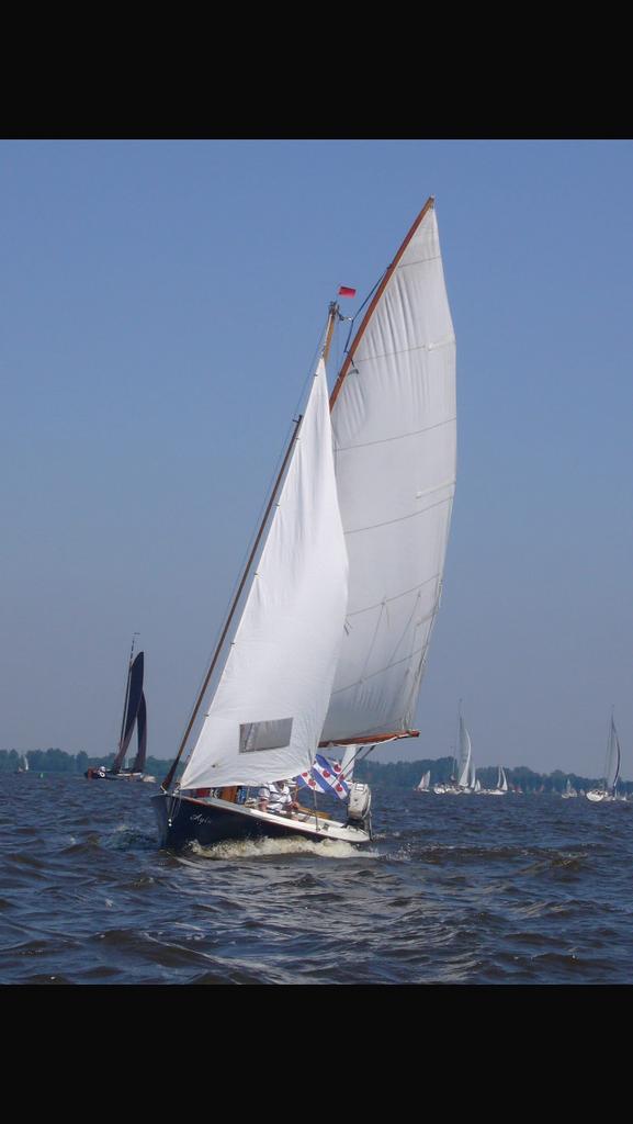 Polyvalk valk met zeilen, Ophalen, Gebruikt, Minder dan 15 m²