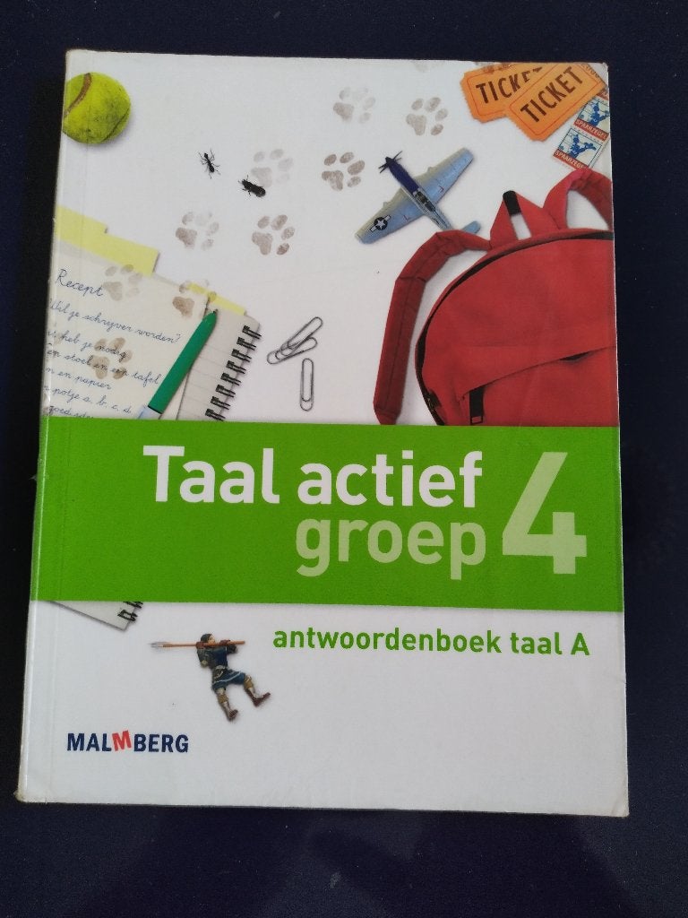 Taal Actief - Groep 4 - Antwoordenboek Taal 4A., Ophalen of Verzenden, Gelezen, Overige niveaus, Nederlands
