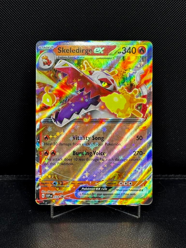 Skeledirge EX SVP034 Promo Kaart NM, Ophalen of Verzenden, Zo goed als nieuw
