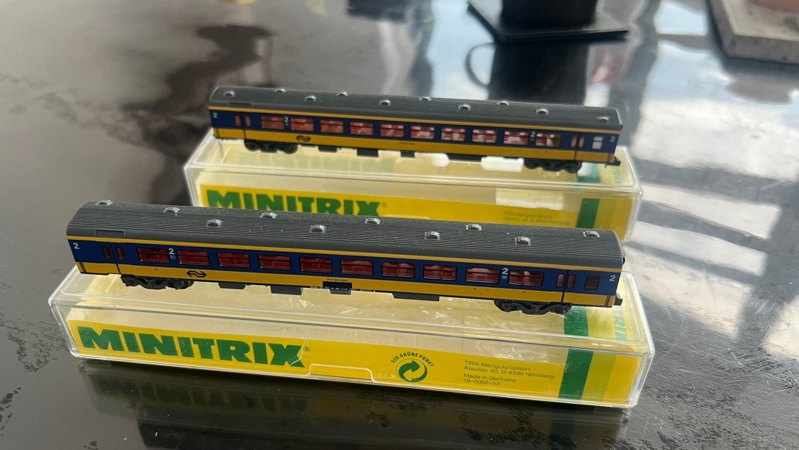 Minitrix 13334 | NS Bpmz ‘ICR’, Gelijkstroom, Trix, Wagon, Ophalen of Verzenden