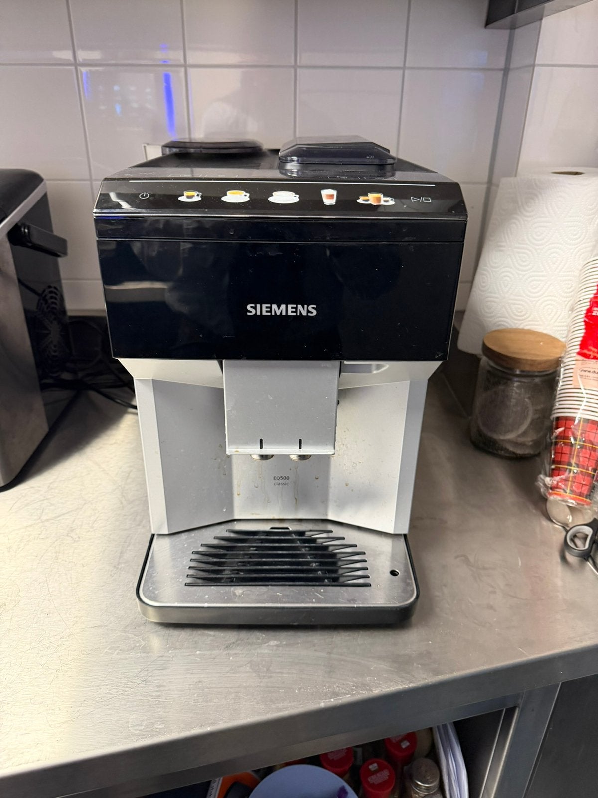 Siemens EQ 500 classic koffieautopmaat, Witgoed en Apparatuur, Koffiezetapparaten, Ophalen, Gebruikt, 10 kopjes of meer, Koffiemachine