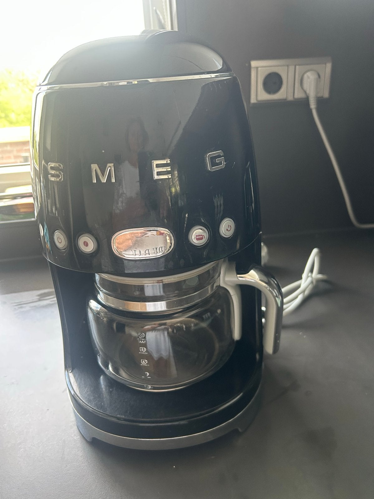 Smeg koffiezetapparaat in goede staat, Witgoed en Apparatuur, Koffiezetapparaten, Koffiemachine, Gemalen koffie, Ophalen of Verzenden