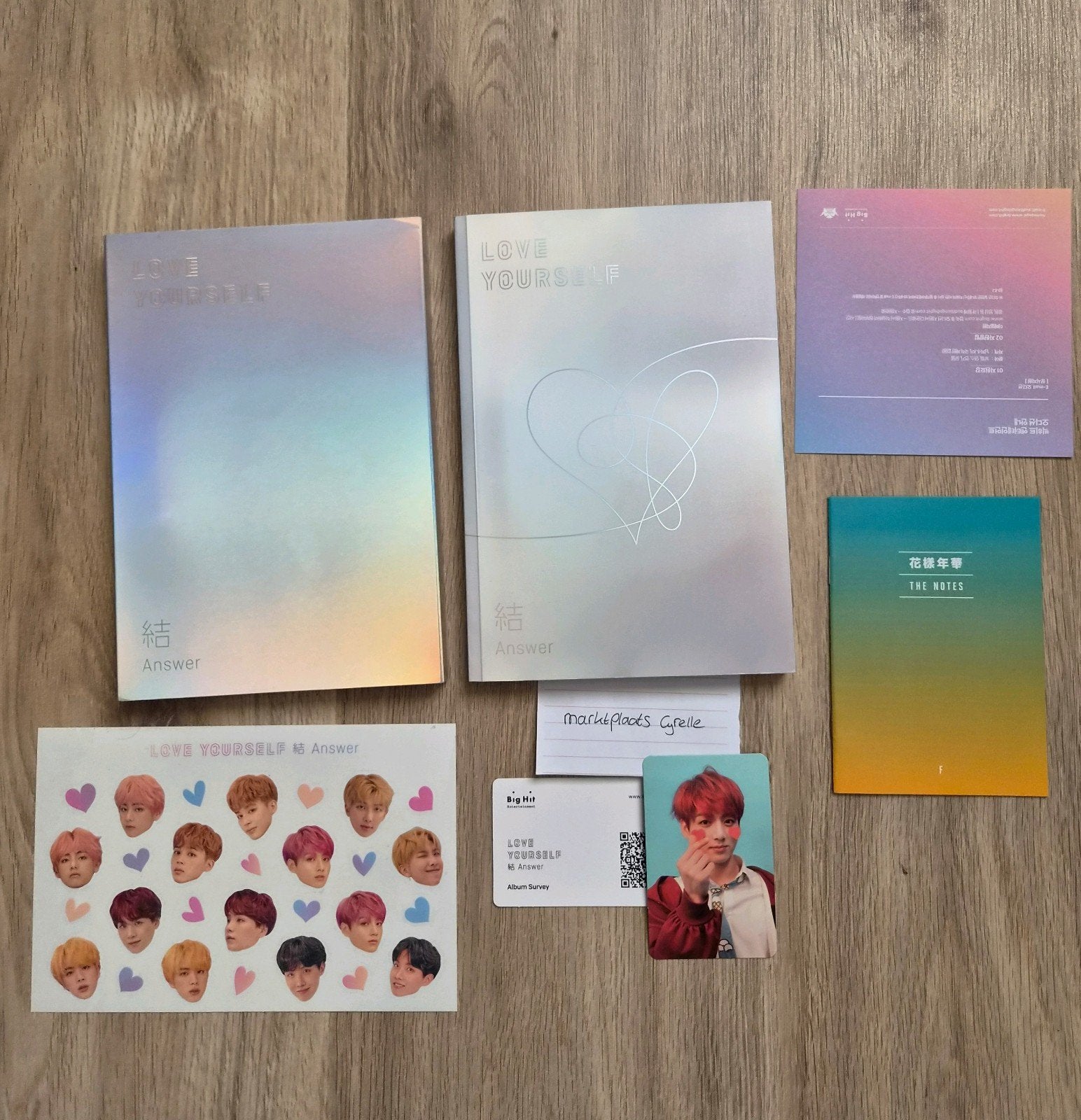 BTS Love Yourself: Answer versie F (met Jungkook fotokaart), Ophalen of Verzenden, Zo goed als nieuw, Album, Inclusief boekje