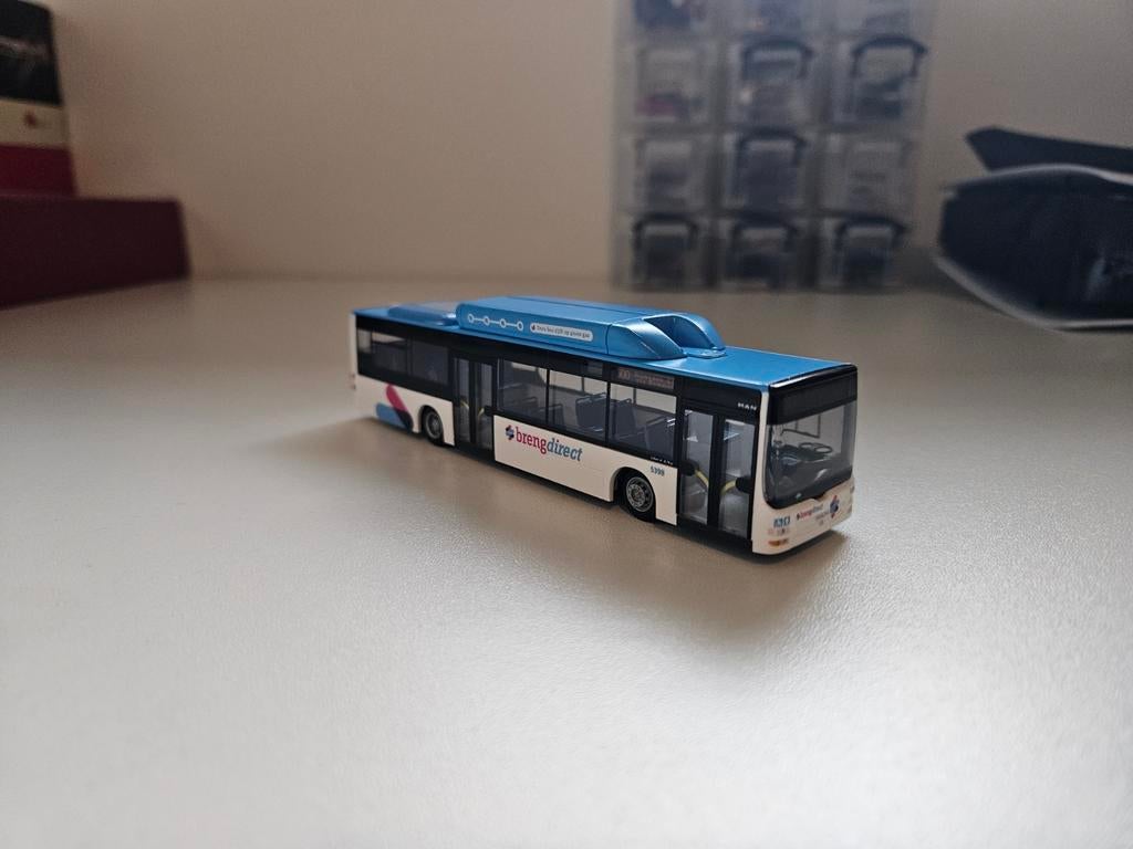 Rietze Breng MAN, Hobby en Vrije tijd, Modelauto's | 1:87, Ophalen of Verzenden, Zo goed als nieuw, Bus of Vrachtwagen, Rietze