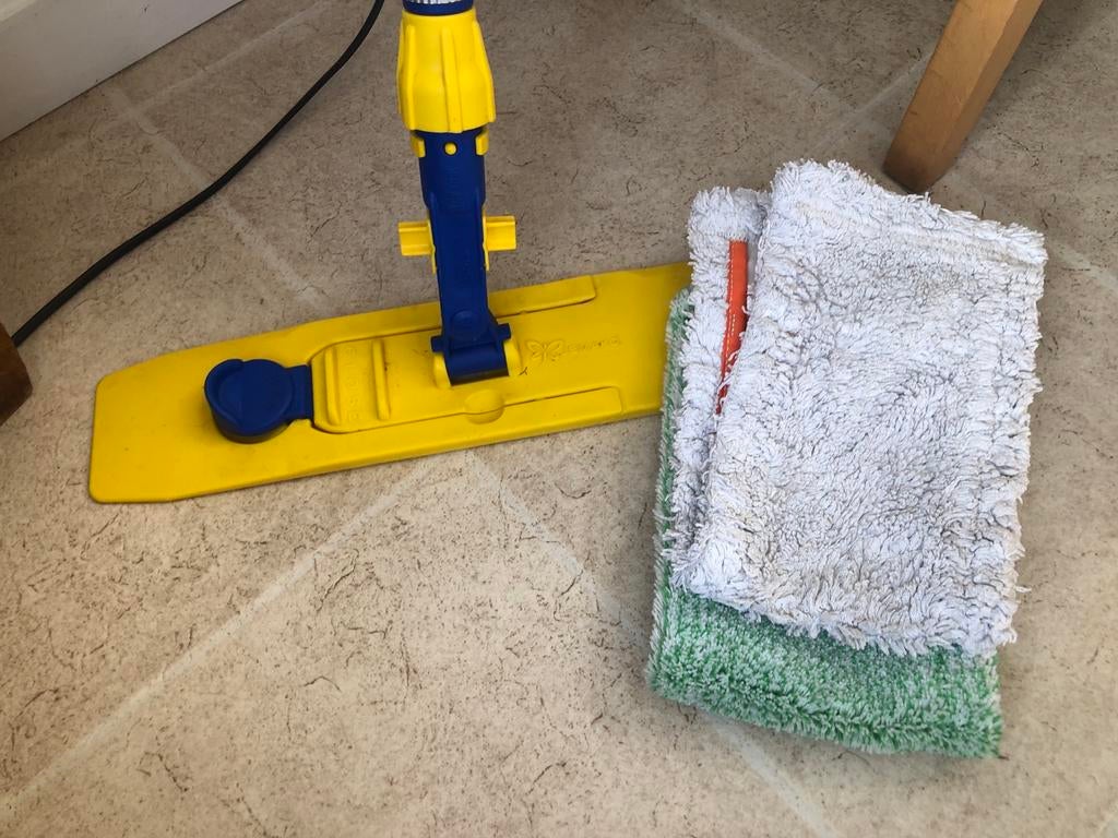 Jemako Vlakmop met 2 dweilen - Gebruikt, Ophalen, Mop of Dweil