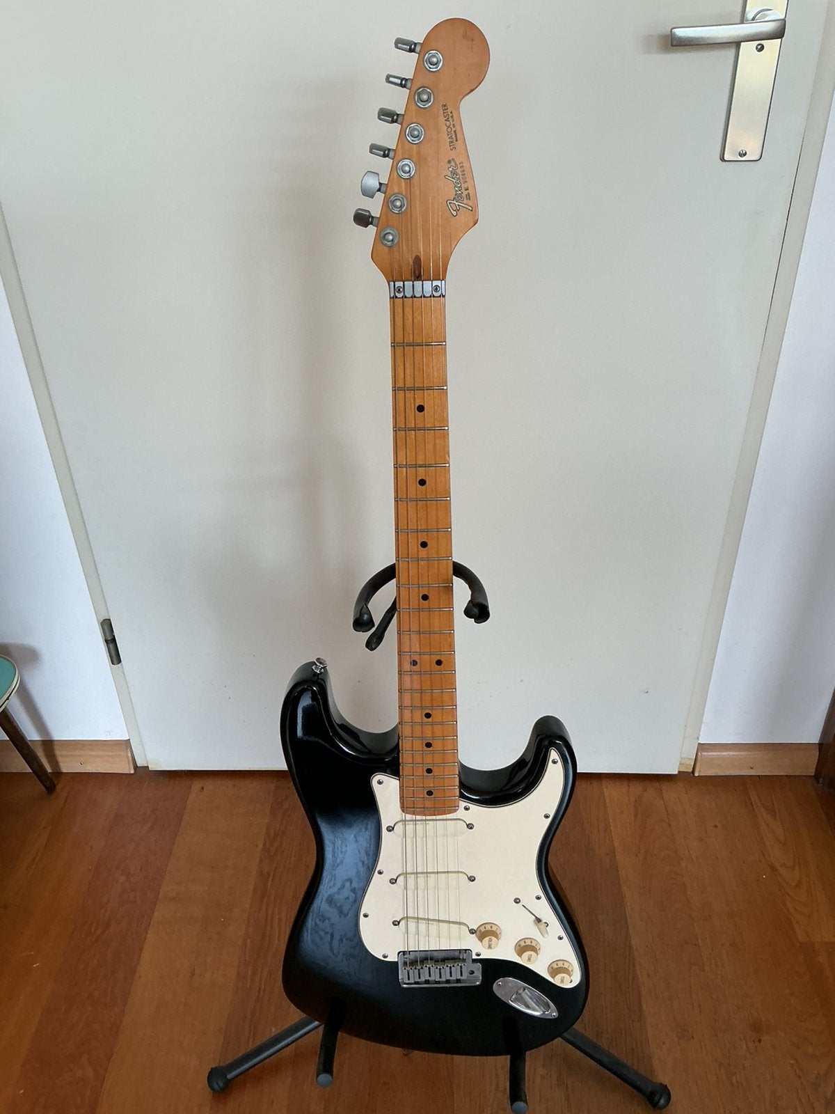 Fender stratocaster plus 1989, Ophalen, Zo goed als nieuw, Solid body, Fender