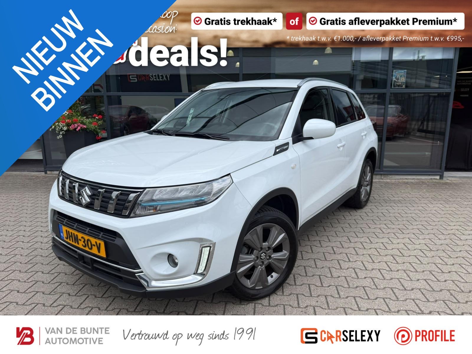 Suzuki Vitara 1.4 Boosterjet Select Rhino Edition Smart Hybr, 12 maanden, Stof, Gebruikt, Euro 6