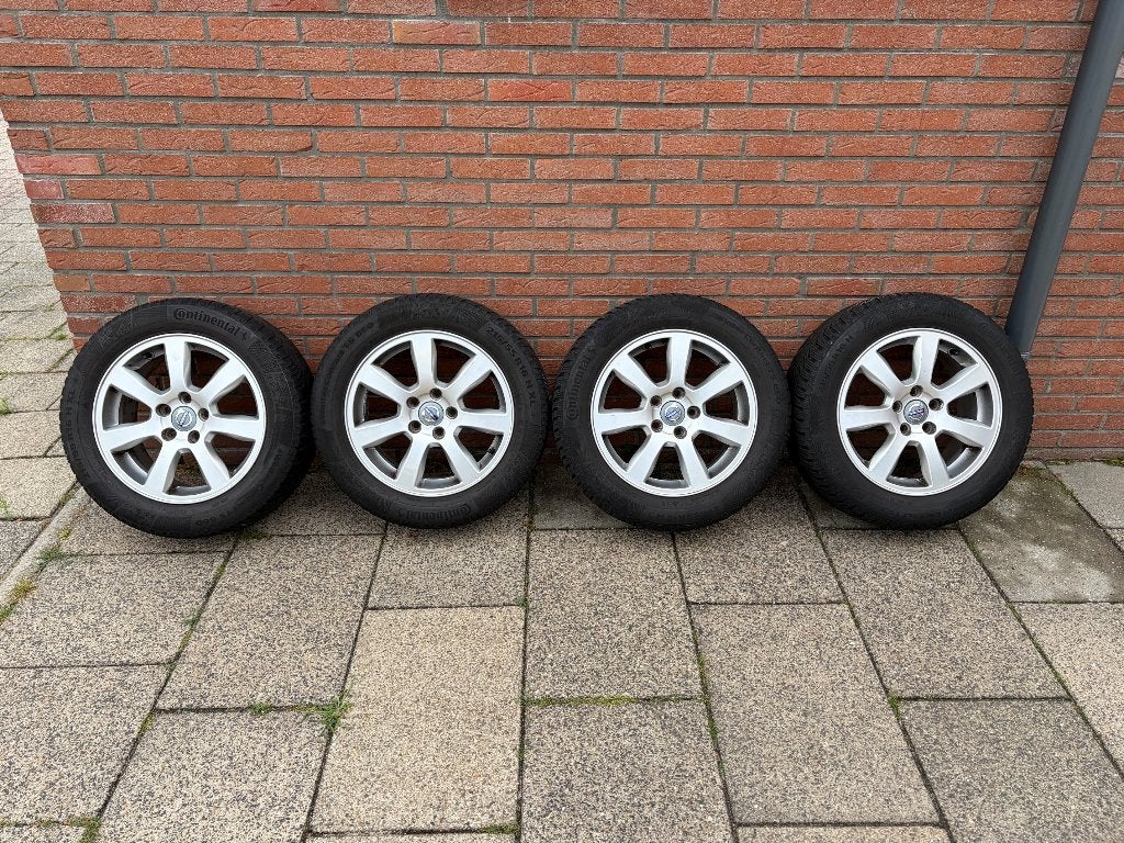 Volvo Oden 16 inch velgen - Continental WinterContact, Auto-onderdelen, Banden en Velgen, Ophalen, Velg(en), 16 inch, Winterbanden