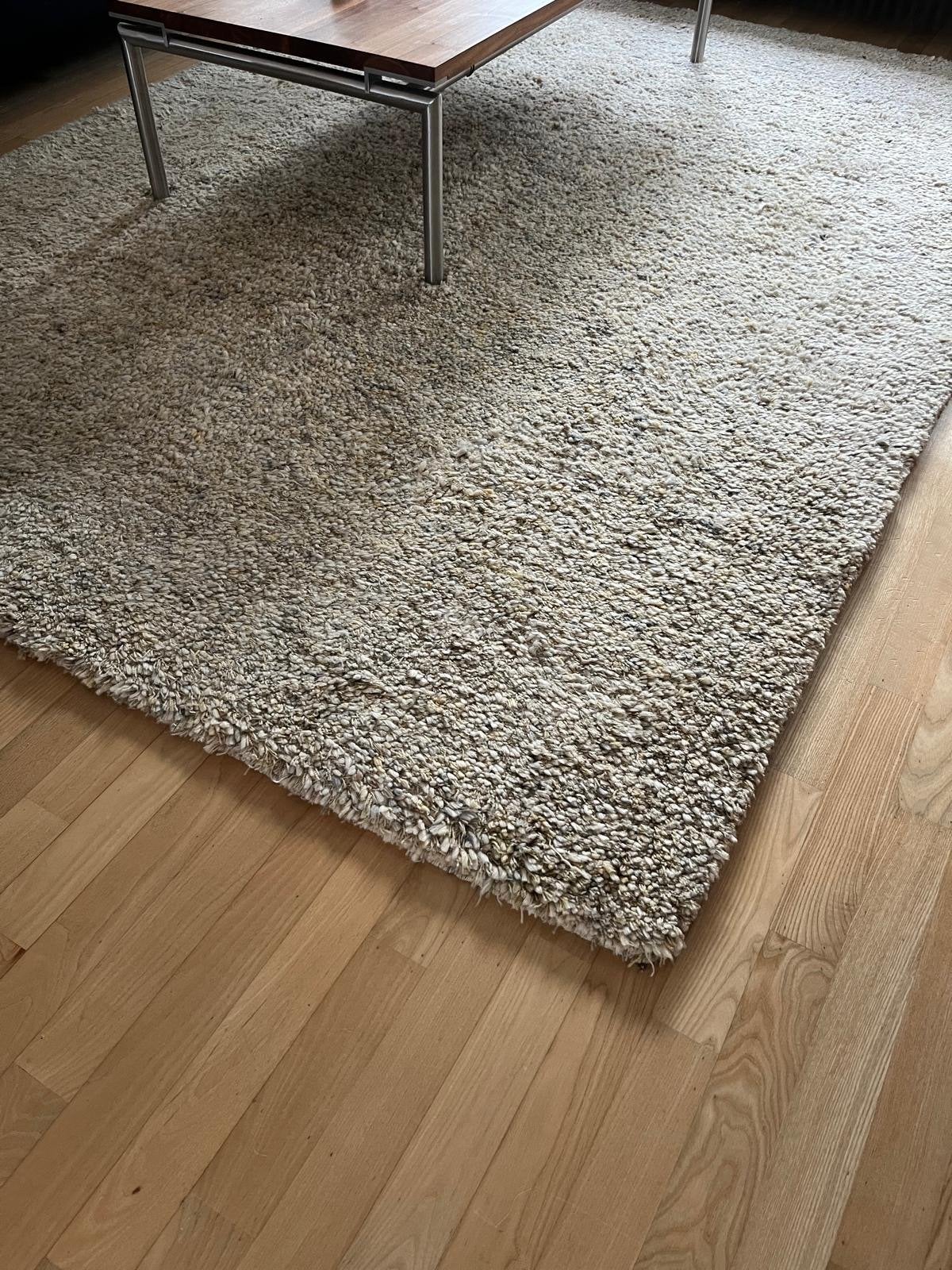 Brinker Salsa wollen vloerkleed 200x300 cm, Huis en Inrichting, Ophalen, Gebruikt, Beige, 200 cm of meer