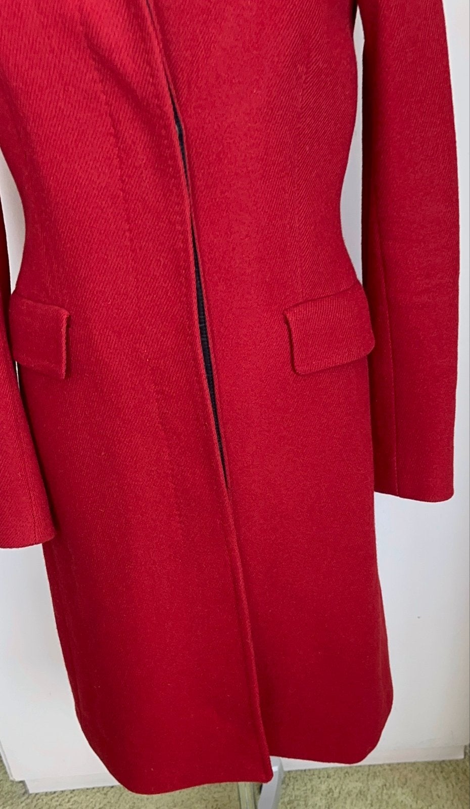 Mooie rode winterjas van Zara, maat s, Ophalen, Zo goed als nieuw, Maat 36 (S), Rood