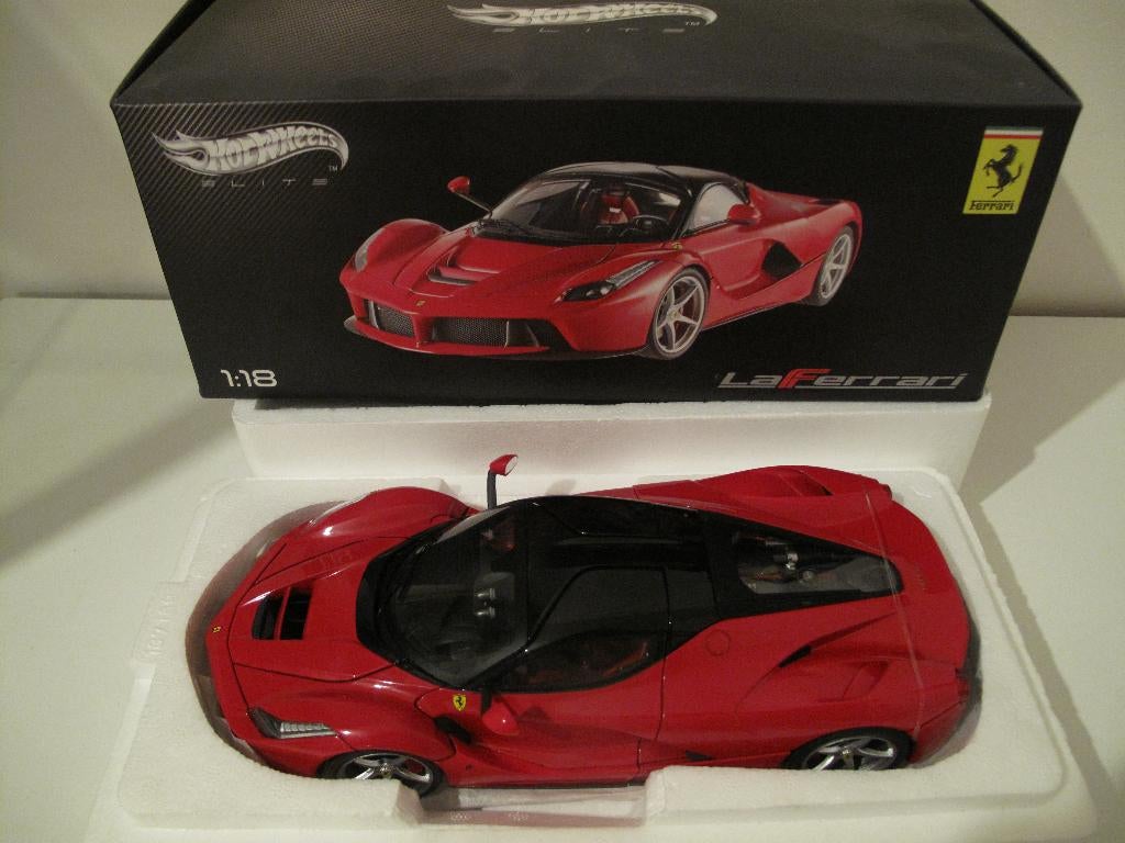 Ferrari LaFerrari - Mattel ELITE 1/18 ref : BCT79, Verzenden, Nieuw, Auto, Hot Wheels