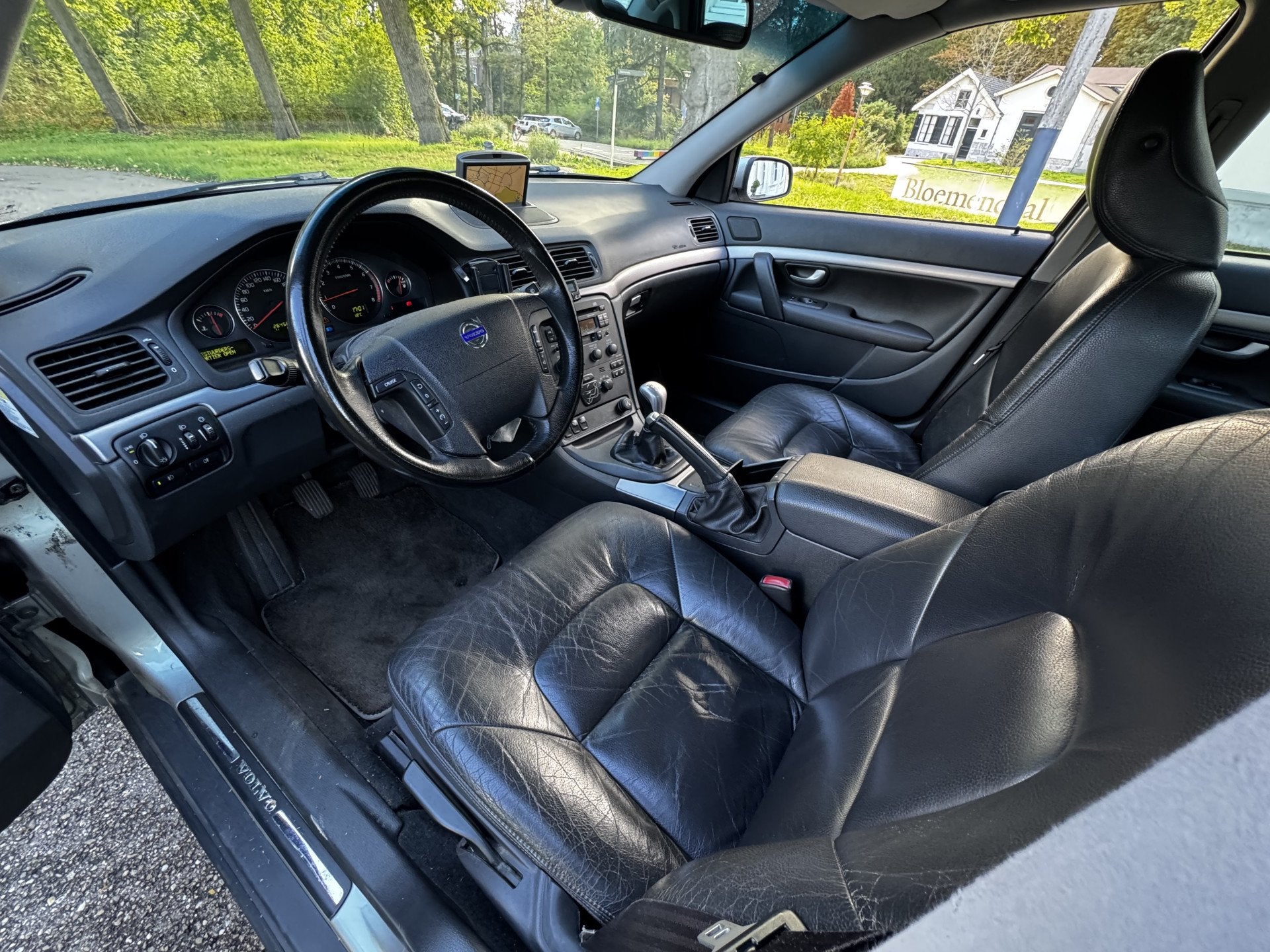 Volvo S80 2.4 VOLLEDER, EDITION 2, NAVI (bj 2004), Auto's, Voorwielaandrijving, 1441 kg, Bedrijf, 170 pk