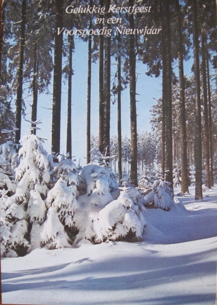 voor het kind - besneeuwde bomen en sparren - 1984, Verzenden, 1980 tot heden, Gelopen, Seizoenen