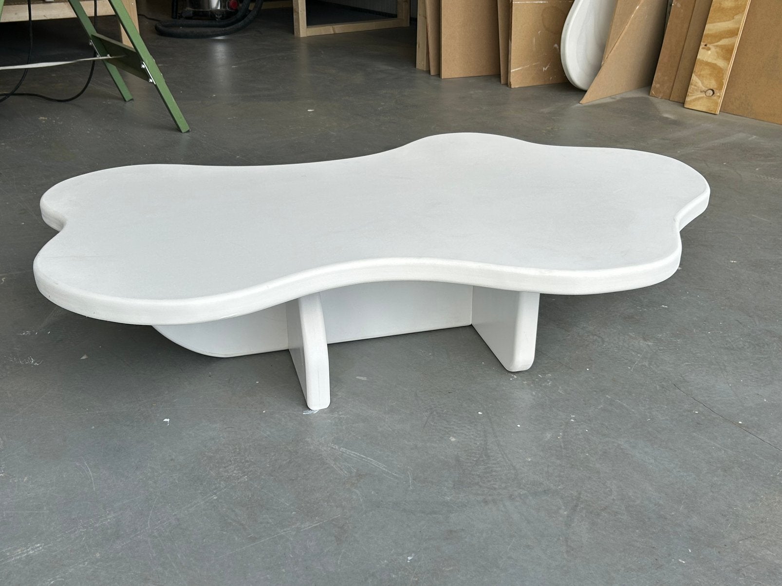 MDF organische coffee table, Huis en Inrichting, Ophalen, Zo goed als nieuw, Ovaal, 50 tot 100 cm