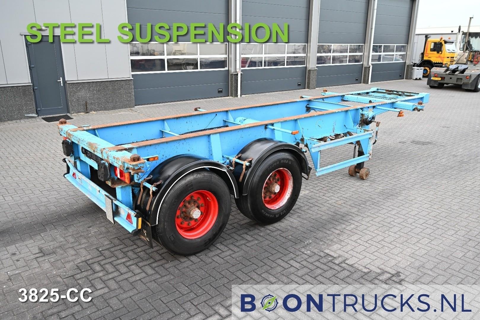Schweriner Nutzfahrzeuge CS 20 CHASSIS | 20ft * STEEL SUSPEN, Auto's, Vrachtwagens, Overige kleuren, Overige brandstoffen, Bedrijf
