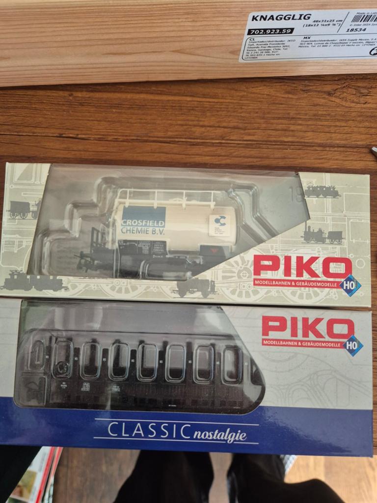 Piko goederenwagens, Gelijkstroom, Wagon, Zo goed als nieuw, Piko