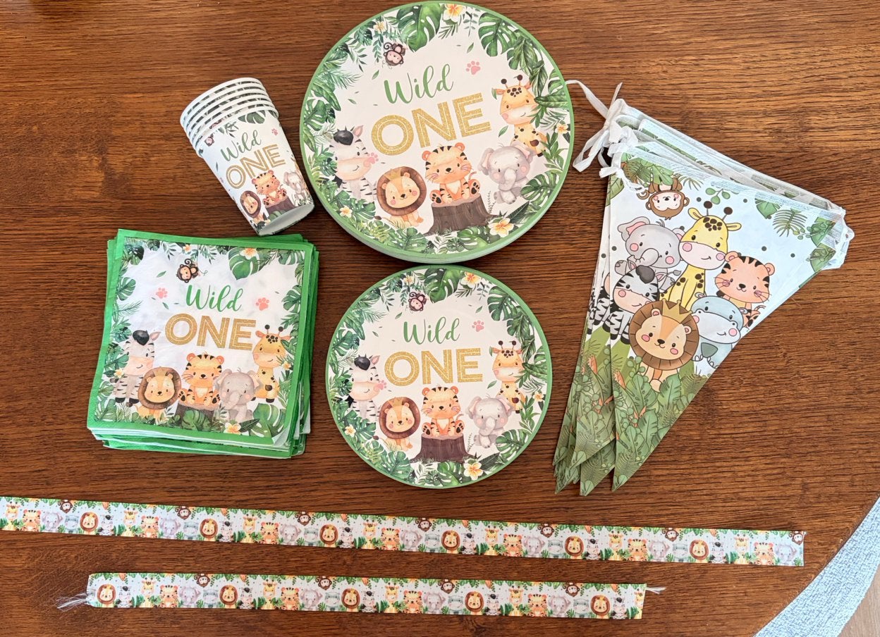 Gratis Wild ONE versiering, Ophalen, Nieuw, Feestartikel, Verjaardag