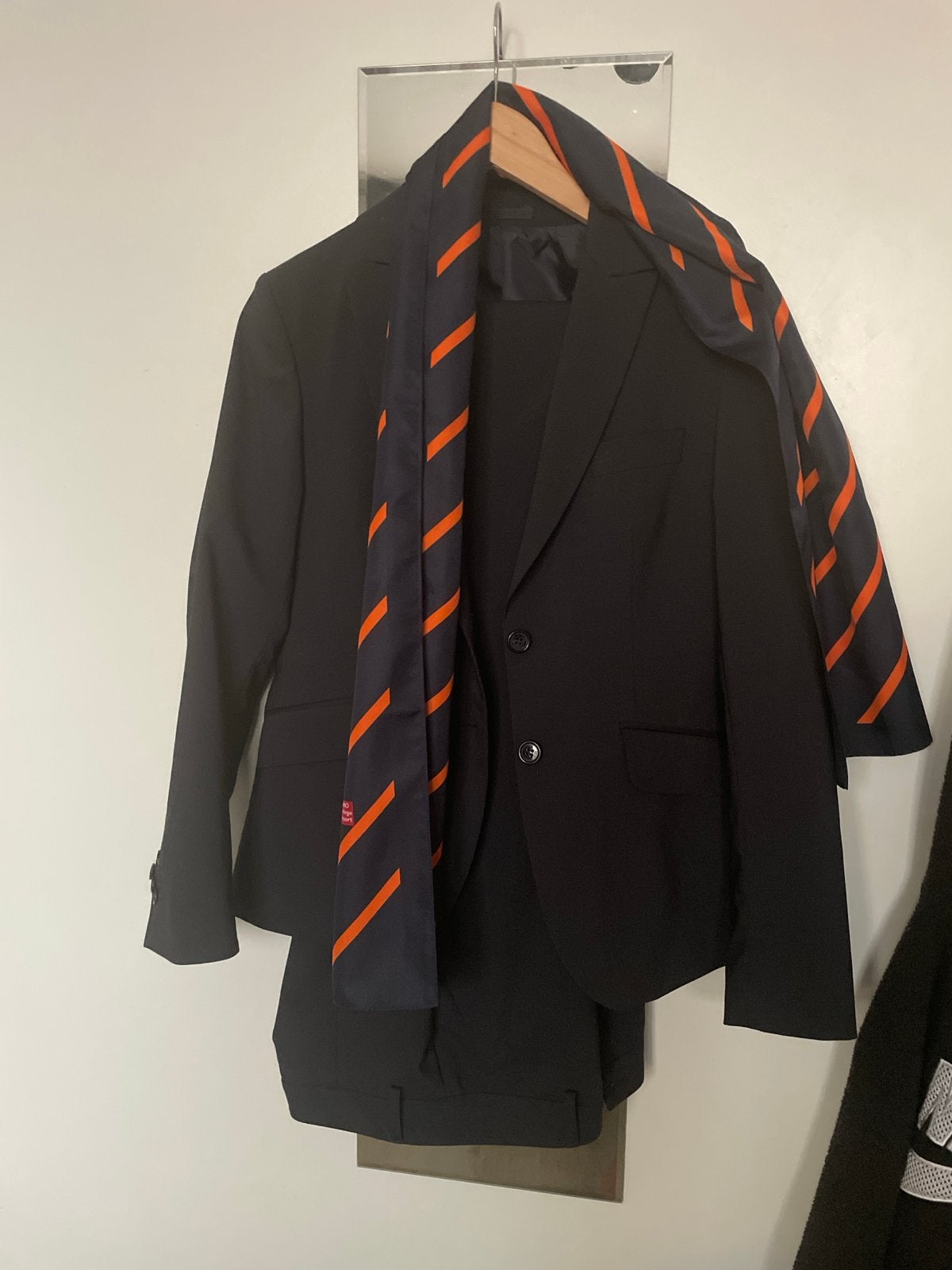 Officieel stewardessenpak ROC MBO College Airport, Maat 38/40 (M), Kostuum of Pak, Blauw, Ophalen of Verzenden