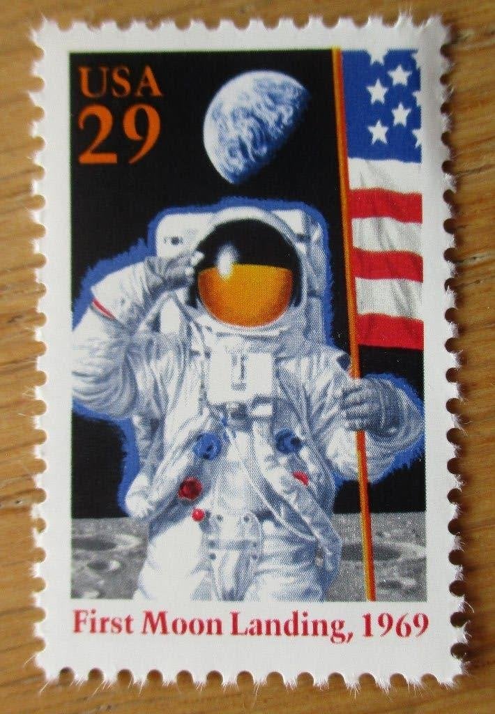 U.S.A. 25 jaar eerste Maanlanding, 1994, Ophalen of Verzenden, Postfris, Noord-Amerika
