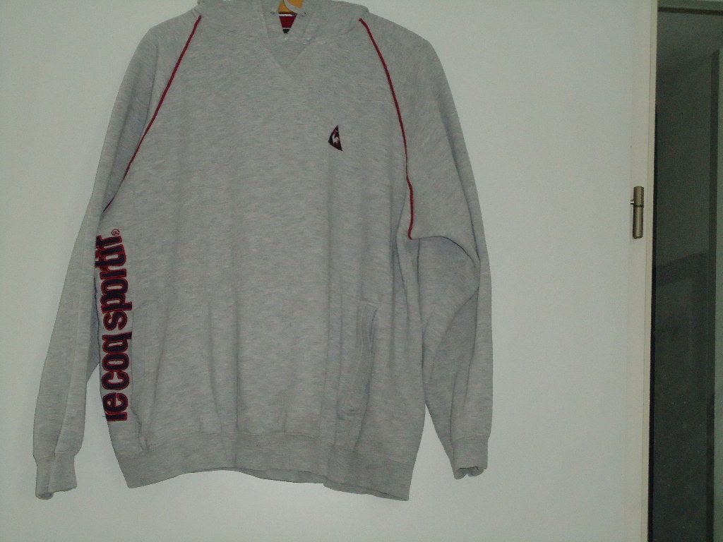 herentrui mt xl lichtgrijs merk lecoq sportif, Kleding | Heren, Maat 56/58 (XL), Ophalen of Verzenden, Zo goed als nieuw, Grijs