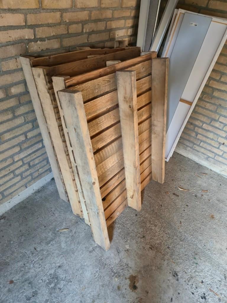 Palet 4 gratis, Doe-het-zelf en Verbouw, Hout en Planken, Ophalen, Minder dan 25 mm, Pallet, Minder dan 200 cm
