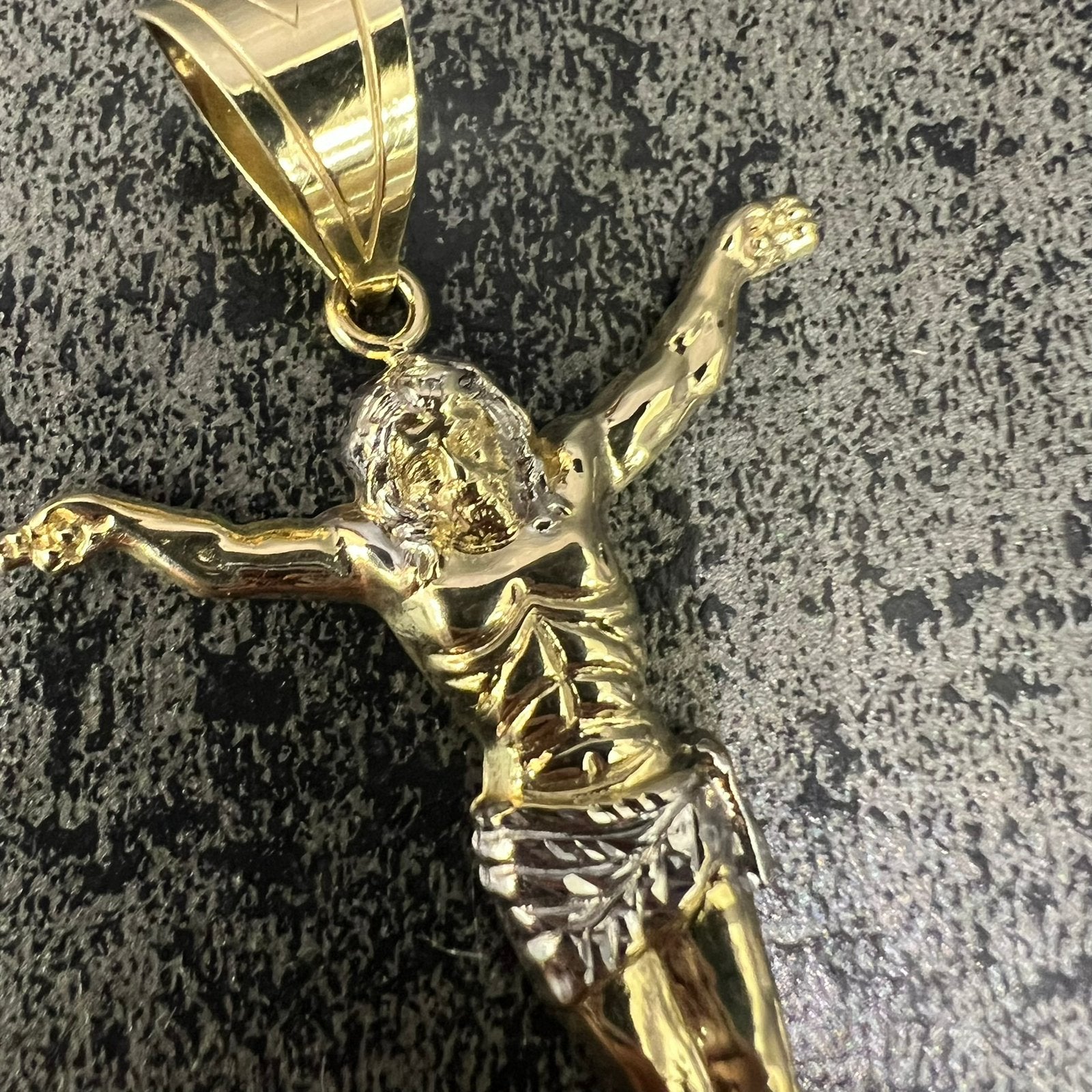 14k gouden hanger jezus model nieuw, Ophalen of Verzenden, Nieuw, Goud, Kruis of Symbool