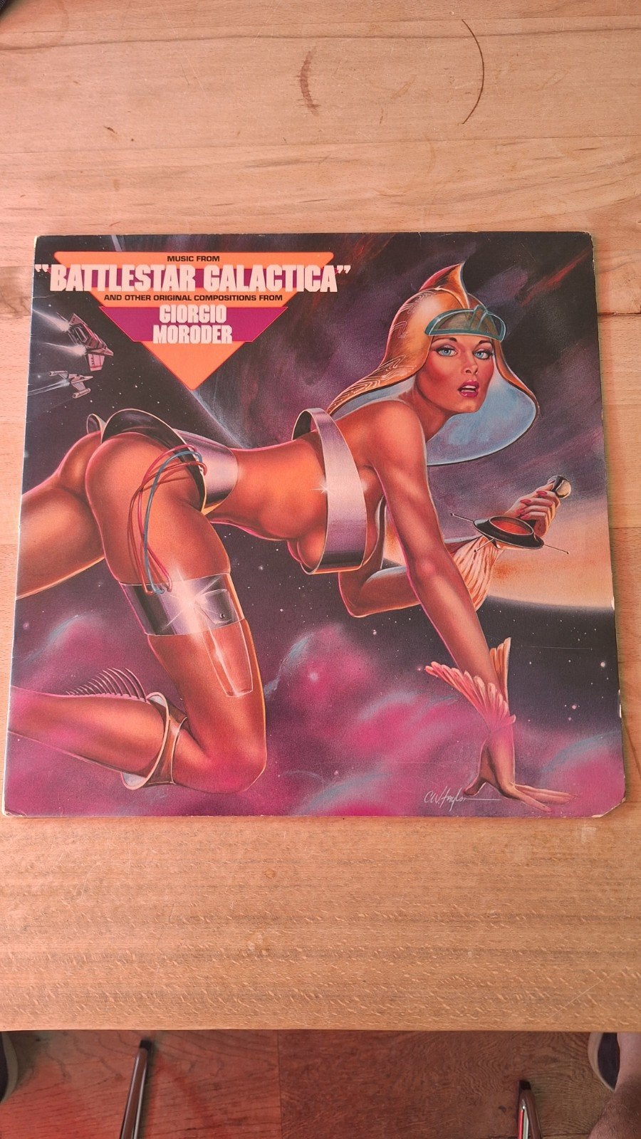 LP vinyl Battlestar Galactica, Cd's en Dvd's, Ophalen of Verzenden, Gebruikt, 12 inch