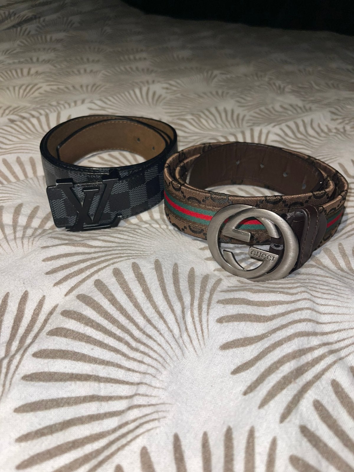 Louis & Gucci riem, Kleding | Dames, Riemen en Ceinturen, Ophalen of Verzenden, Zo goed als nieuw, Zwart