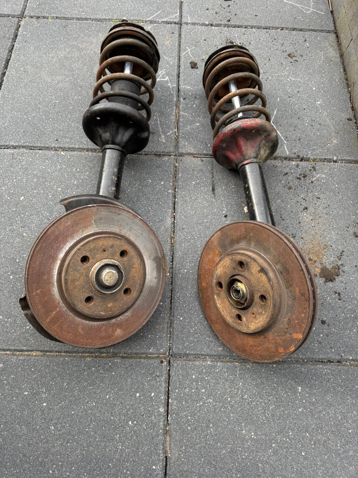BMW e30 veerpoten 51 mm met ABS  e30 325 323 320 318, Ophalen, BMW