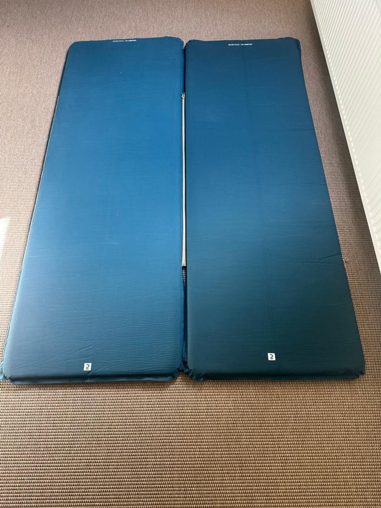 2xslaapmat Quechua, Ophalen of Verzenden, Zo goed als nieuw, 2-persoons