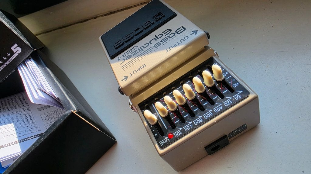 Boss GEB-7 bas equalizer pedaal, Muziek en Instrumenten, Ophalen of Verzenden, Zo goed als nieuw, Equalizer