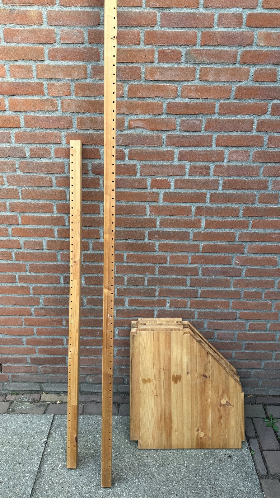 Ikea IVAR stelling kast hoek planken, Ophalen, Gebruikt