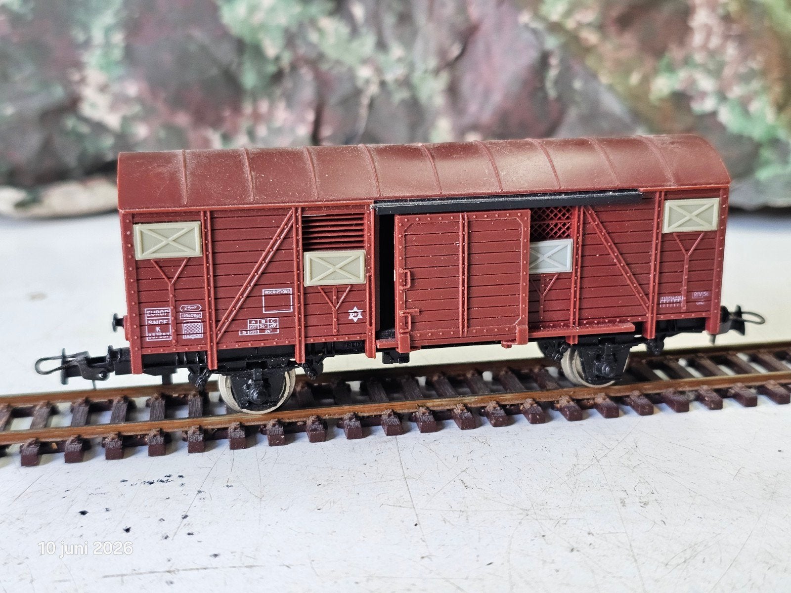 Modeltrein jouef wagon metalen wielen frankrijk, Ophalen of Verzenden, Gelijkstroom, Wagon, Jouef
