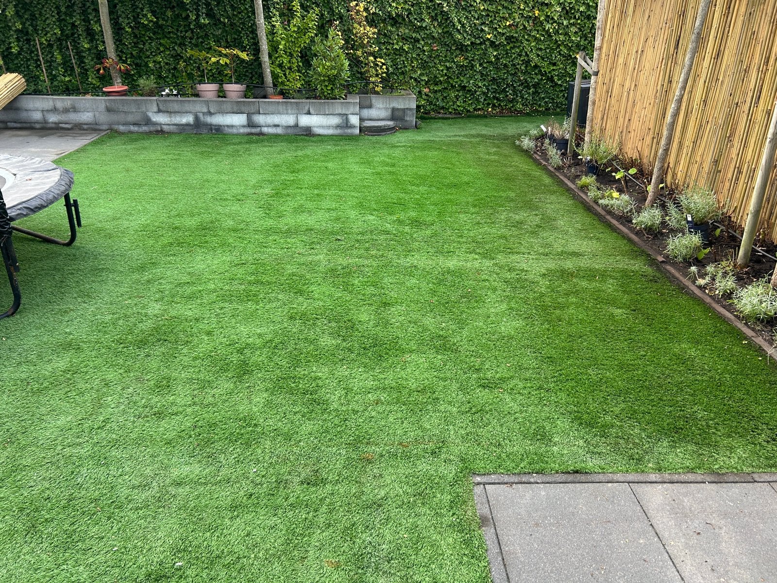 Easylawn kunstgras finesse de luxe PU | circa 45m2, Tuin en Terras, Gras en Kunstgras, Ophalen, Zo goed als nieuw, 20 m² of meer
