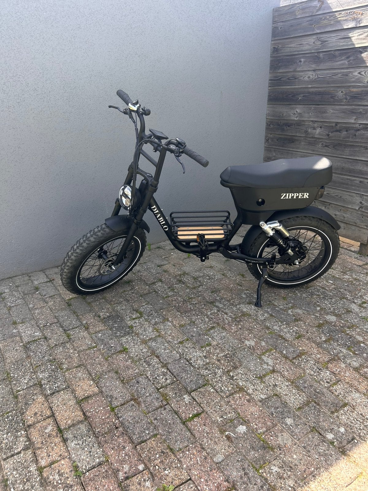 Fatbike Diablo Zipper lage instap 99km  gelopen. Alarm gps, Fietsen en Brommers, Ophalen, Zo goed als nieuw, Overige merken