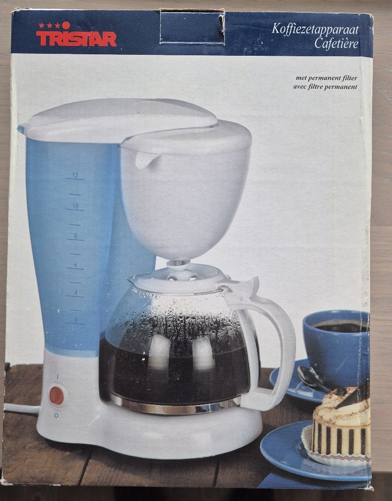 Koffiezetapparaat Tristar, Ophalen, 10 kopjes of meer, Gemalen koffie, Koffiemachine