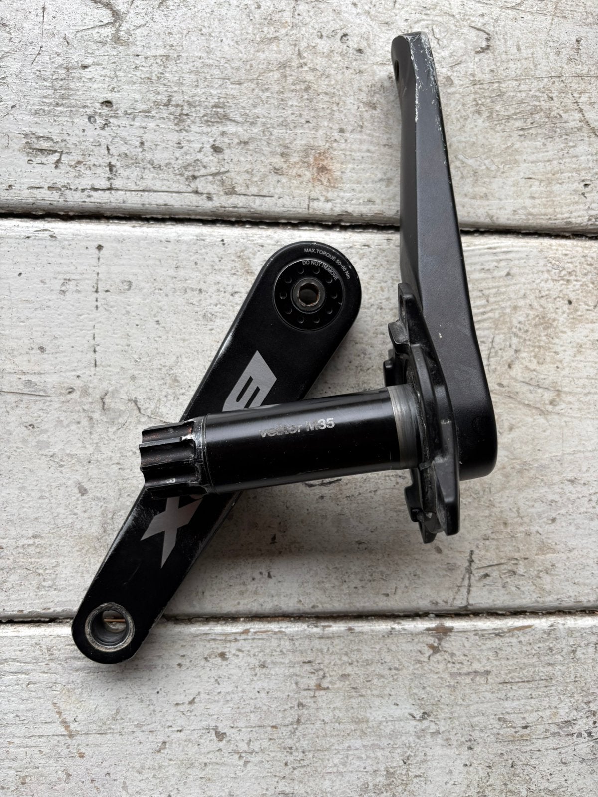BOX ONE M35 172 mm crankset incl bottum bracket, Fietsen en Brommers, Ophalen, Gebruikt, Aluminium, 16 tot 20 inch