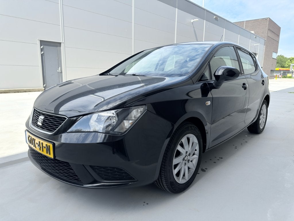Seat Ibiza 1.0 MPI 75pk 2018 Zwart met nieuwe APK, Auto's, Voorwielaandrijving, Stof, 74 pk, Handgeschakeld