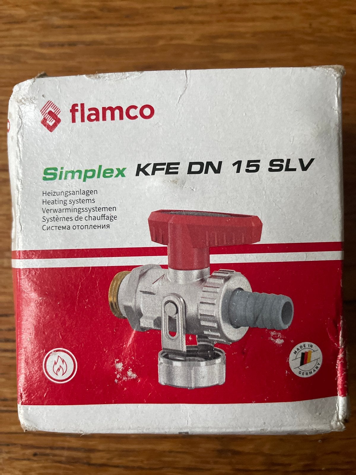 FLAMCO SIMOLEX KFE DN 15 SLV, VUL- EN AFTAPKRAAN, Ophalen, Nieuw