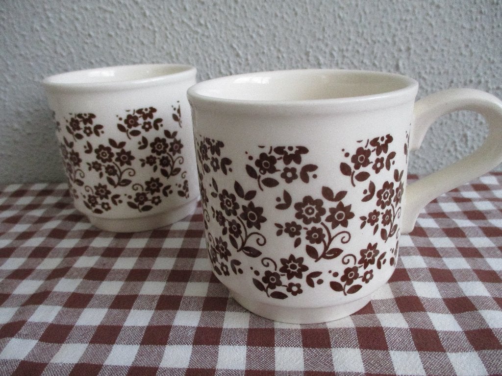 2 Vintage Mokken / Koppen Retro Biltons England, Ophalen of Verzenden, Huis en Inrichting