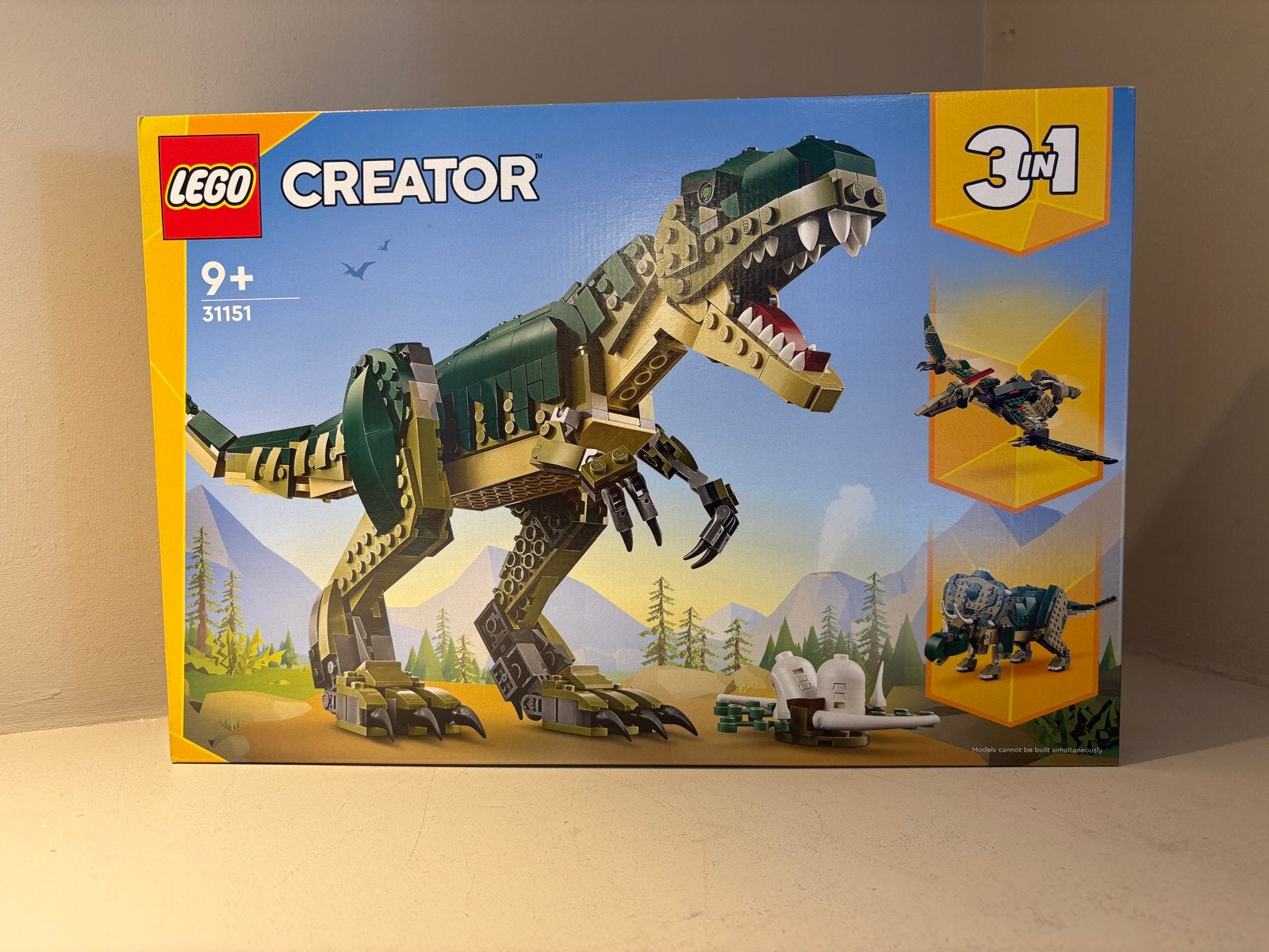Geseald NEW LEGO Creator 31151 Dinosaurus T-Rex 3-in-1 set, Lego, Nieuw, Ophalen of Verzenden, Ongeopend/sealed